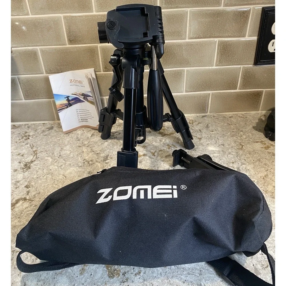 ZOMEI Q111 Professional Aluminum Travel Tripod Pan Head Canon DSLR Camera READ